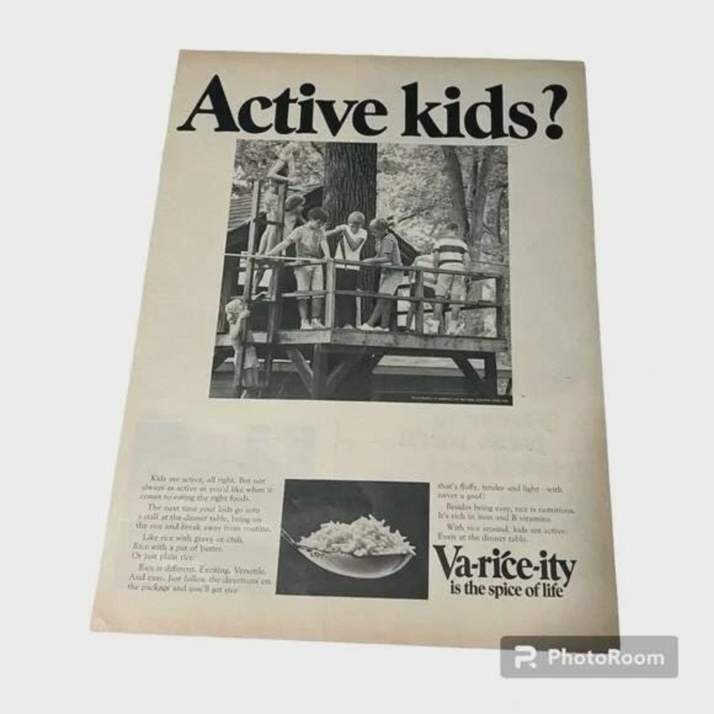 1969 Va-rice-ity Original Vintage Print Ad